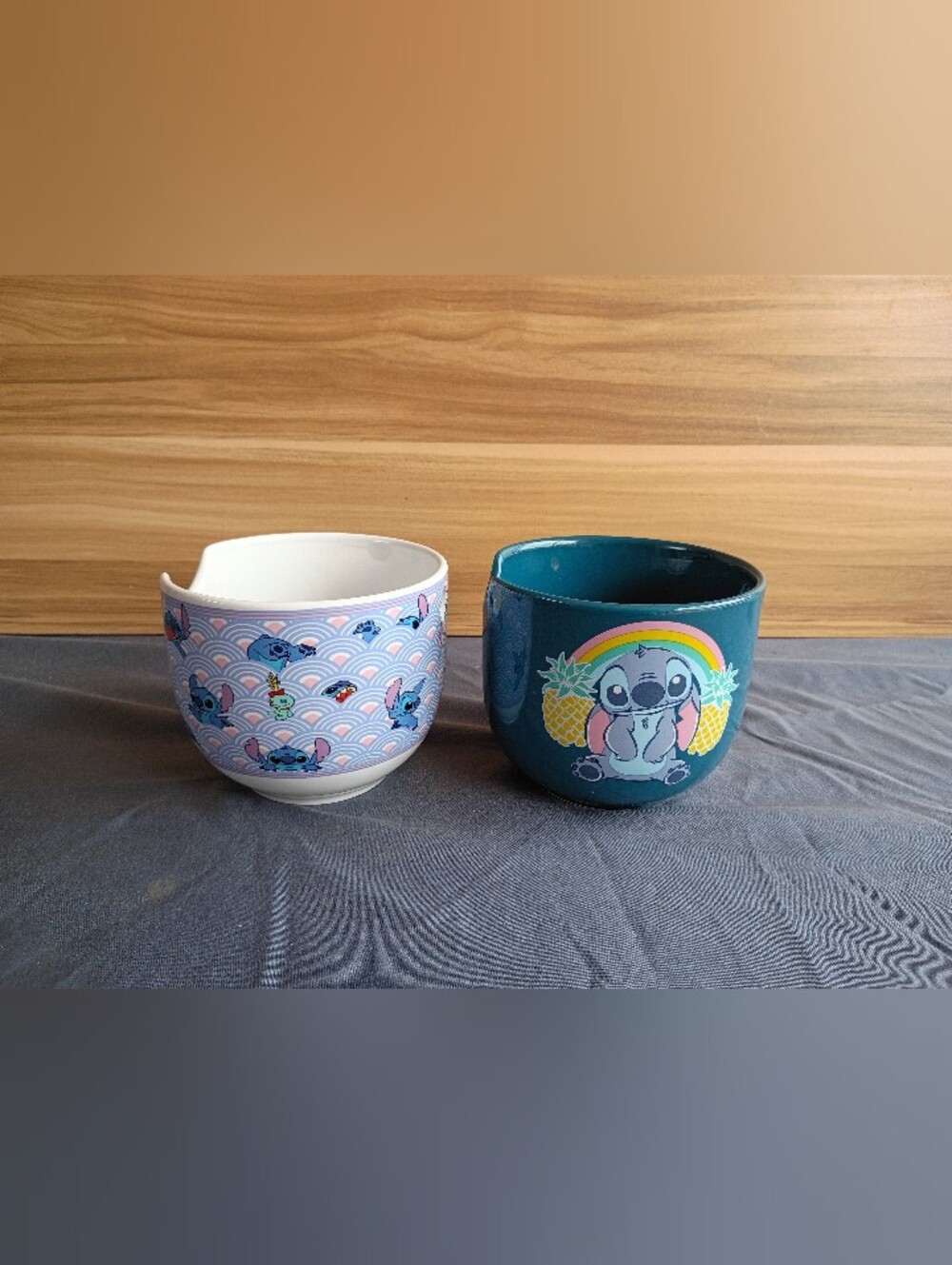 Disney Stitch 16 oz Noodle/Ramen Ceramic Bowls
